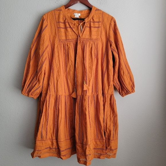 Shoshanna Marta Tunic Dress in Mango size 12 NWT - Picture 5 of 9